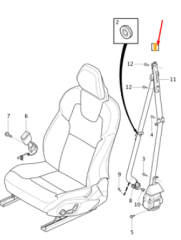 Volvo V90 Emniyet Kemeri Komple 32386977 / 31322635