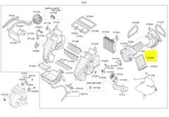 KIA Soul Polen Filtresi P87902K000A / 971332K000 / P8790-2K000-A