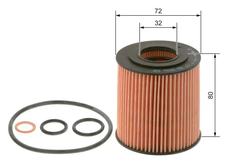 BOSCH 1457429262 BMW 3.20İ Yağ Filtresi 11427508969