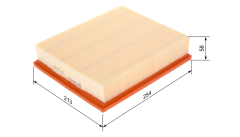 BOSCH 1457433698 BMW X5 Hava Filtresi 13721736675