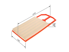 BOSCH 1457433716 GOLF 4 Hava Filtresi 036129620F