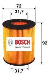 BOSCH 1457429199 Opel Yağ Filtresi 5650380