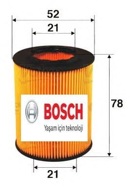 Mercedes W168 Yağ Filtresi Bosch 1457429147