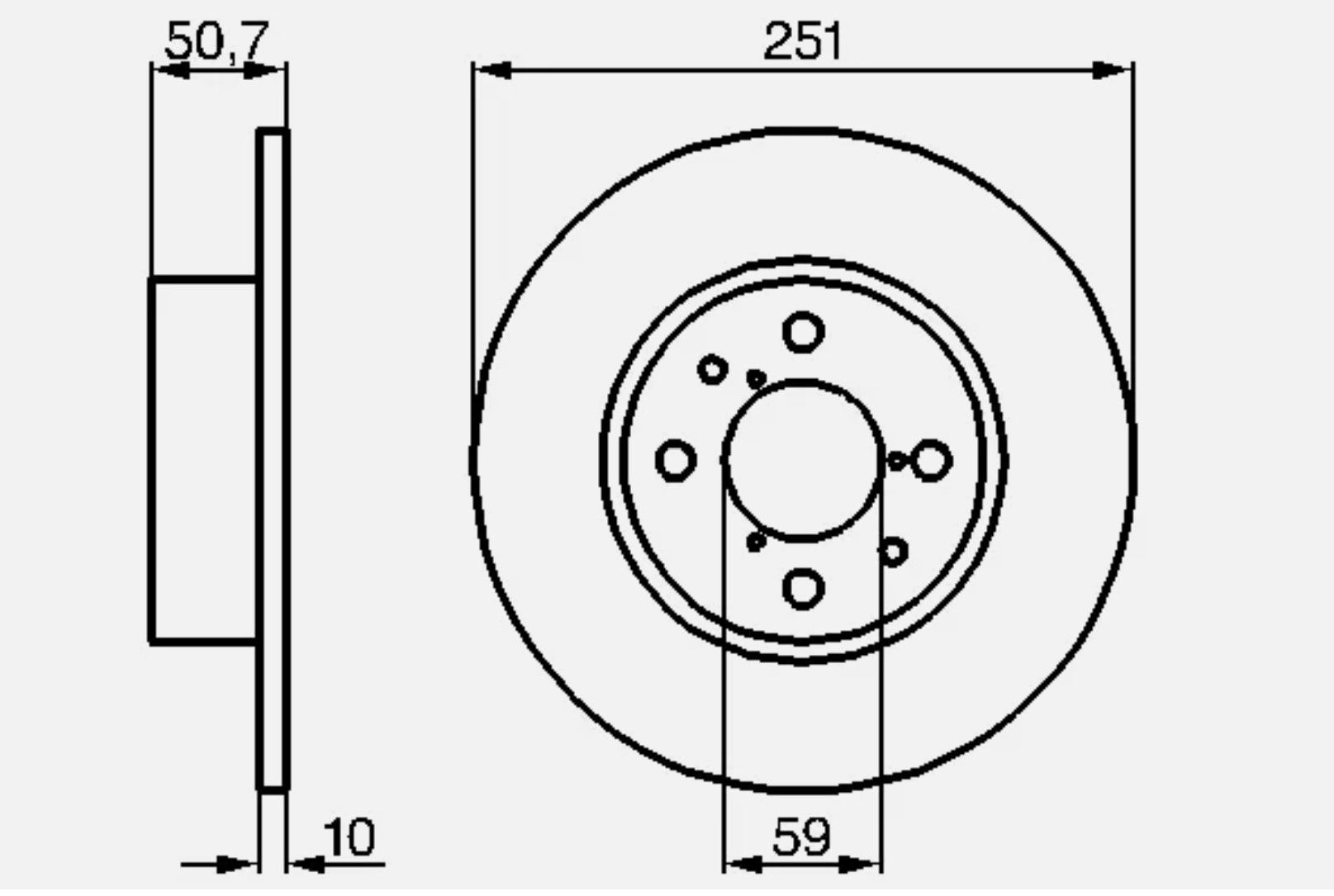 Fiat Linea Arka Fren Disk 46831042