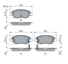 FIAT Egea Fren Balatası 77368553