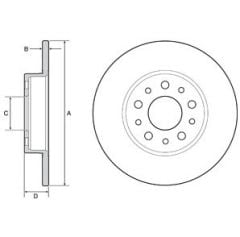 Fiat EGEA 500L Arka Fren Disk Adet 52048985 / 52067390