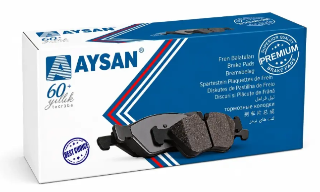 AYSAN 4363 Clio 5-V Ön Fren Balatası 410608885R