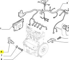 Fiat / Alfa Romeo Volan Sensör 55216243