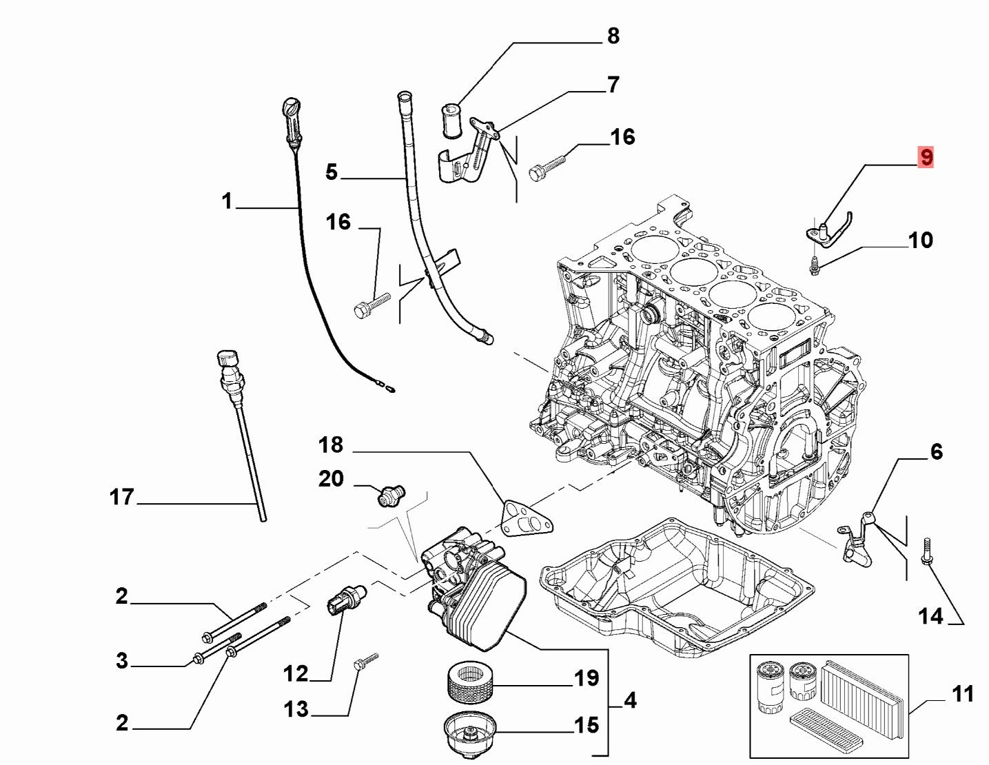 Ducato Yağ Fiskiye Jeti 9659969880
