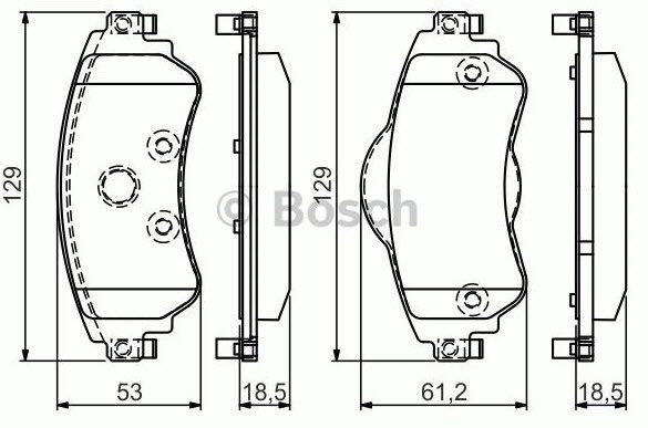 BOSCH 0986494690 / C4 Ön Fren Balata 4254.A9