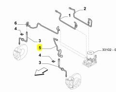 Fiat 500L Fren Borusu OPAR 51940338