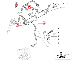 Ducato Enjektör Boru Takımı 504097481