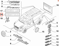 Fiat Doblo Pratico Amblem Yazı OPAR 51919930