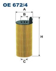 FILTRON OE672/4 Yağ Filtresi BMW 11428507683
