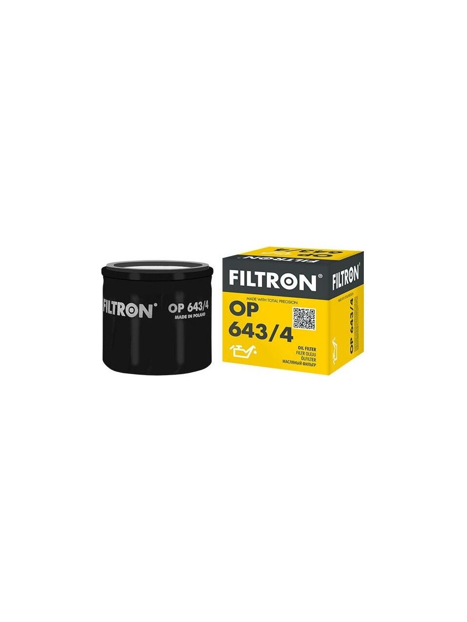 FILTRON OP643/4 RENAULT 1.5 dCi Yağ Filtresi 8200768927