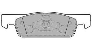DELPHI LP2479 CLİO 4 Ön Fren Balatası  410602581R , 410605612R