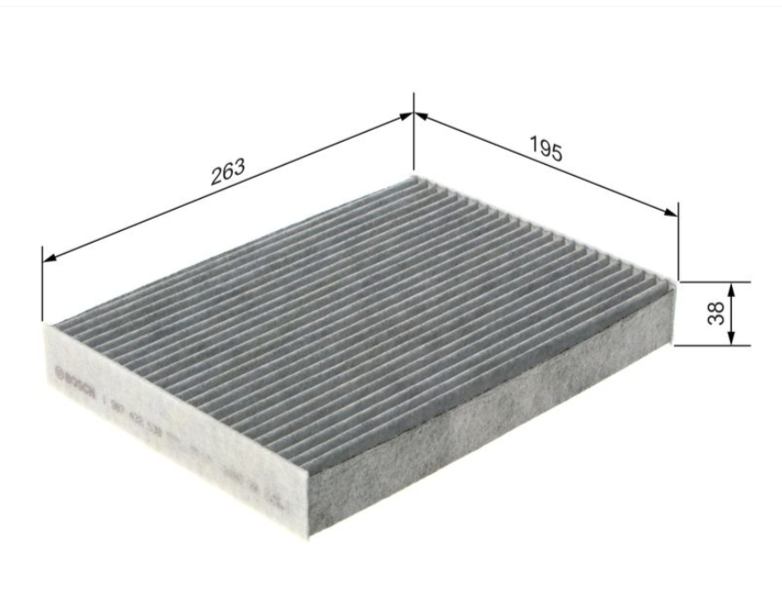TRAFİC III / SCÉNIC III  BOSCH Karbonlu Polen Filtresi - 1987432538