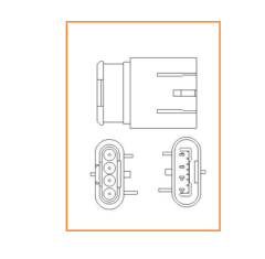ALFA FIAT LANCIA 500 Mito Punto Ypsilon Lambda / Oksijen Sensörü 55222781