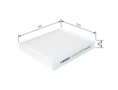 BOSCH 1987432539 Polen Filtresi 3M5J 19G244 AA