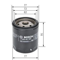 BOSCH F026407085 Mazda Yağ Filtresi LF10-14-302