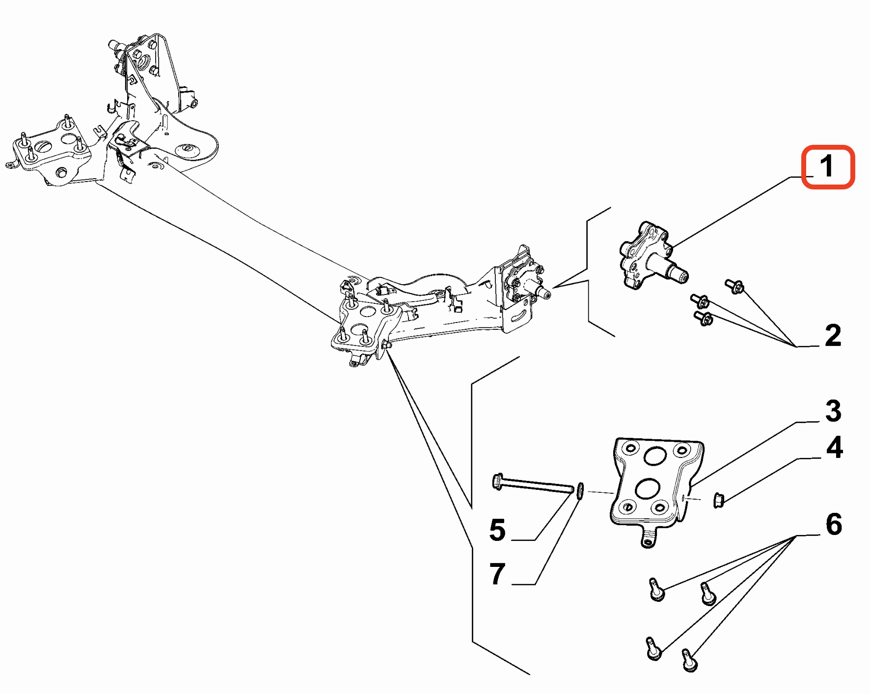 Fiat Fiorino Sol Arka Porya Kafası OPAR 52222229