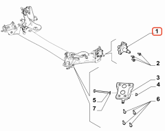 Fiat Fiorino Sol Arka Porya Kafası OPAR 52222229