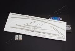 OMSA 2608146 Ford Focus 3 HB Krom Cam Çerçevesi