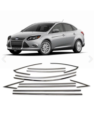 OMSA Ford Focus 3 HB Krom Cam Çerçevesi 12 Parça 2608146