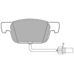 DELPHI LP3219 AUDI A4 / A5 Ön Fren Balata  8W0698151K