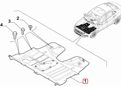 FIAT Egea Motor Alt Muhafaza 51984316