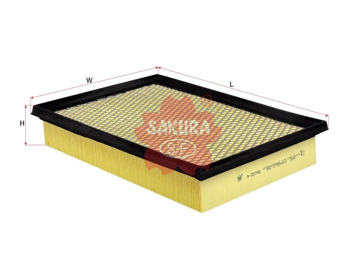 SAKURA A-33740  Toyota Hilux Hava Filtresi 17801-0L040