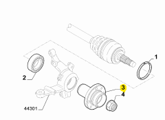 Fiat Fiorino Ön Teker Poryası OPAR 51785516