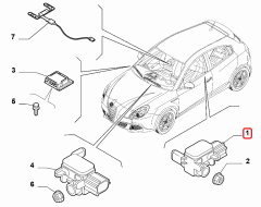 FIAT ABS Sensörü 50509587