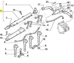 Fiat Enjektör Borusu 55211908