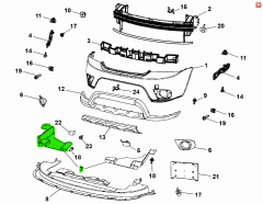 FIAT Freemont Tampon Kapama Paneli K05116282AB