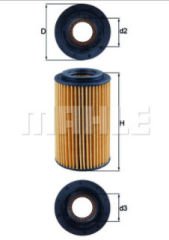 MAHLE OX1537D MERCEDES C SERİSİ  Yağ Filtre  A0001802209