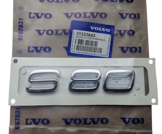 VOLVO S80 Bagaj Yazısı Amblemi 31333643
