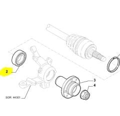 FİAT Ön Teker Porya Rulmanı 71745046 : 71714459