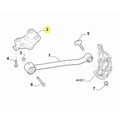 Fiat 500X / Jeep Renegade Arka Süspansiyon Braketi 51945496