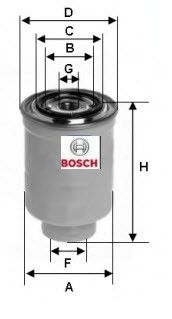 BOSCH 1457434438 Ranger Yakıt Filtresi 	 23390-64480
