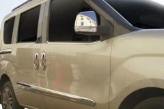 Fiat Doblo 2 Krom Cam Alt Çıtası 4 Parça Paslanmaz Çelik OMSA 01-2524141
