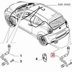 FIAT Grande Punto Arka ABS Fren Sensörü 55700426