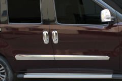 Fiat Doblo 2 Krom Yan Kapı Çıtası 4 Parça Paslanmaz Çelik OMSA 01-2524131