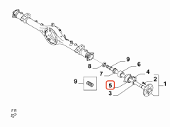 Fiat Fullback Arka Tahrik Mili OPAR 6000609463