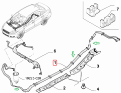 FIAT Linea Taban Yakıt Borusu OPAR 52029562