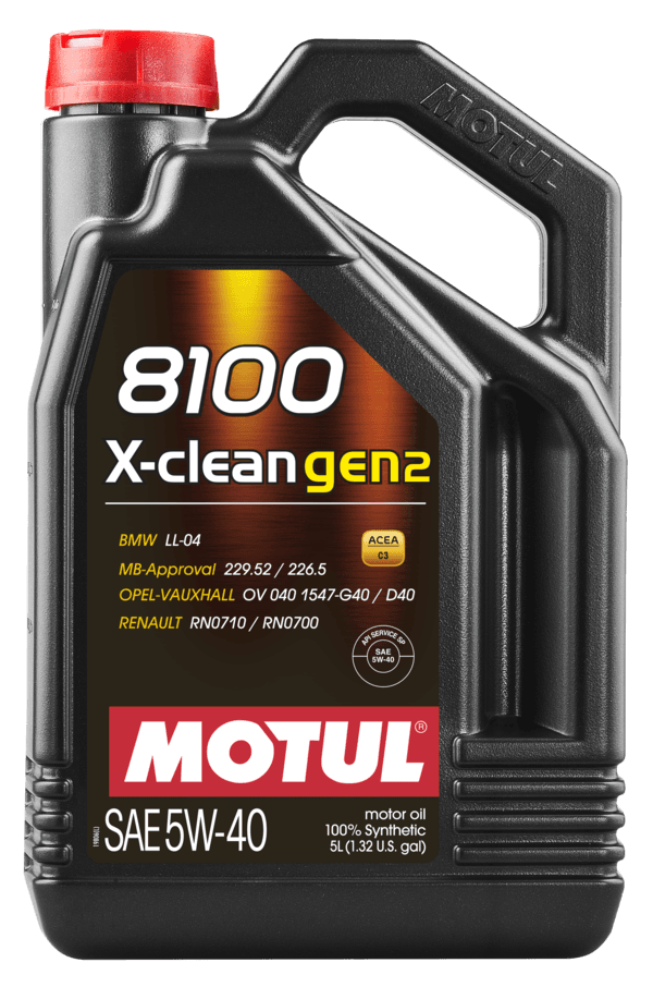 MOTUL 109762 8100 X-Clean Gen2 5W40 5Lt. Motor Yağı