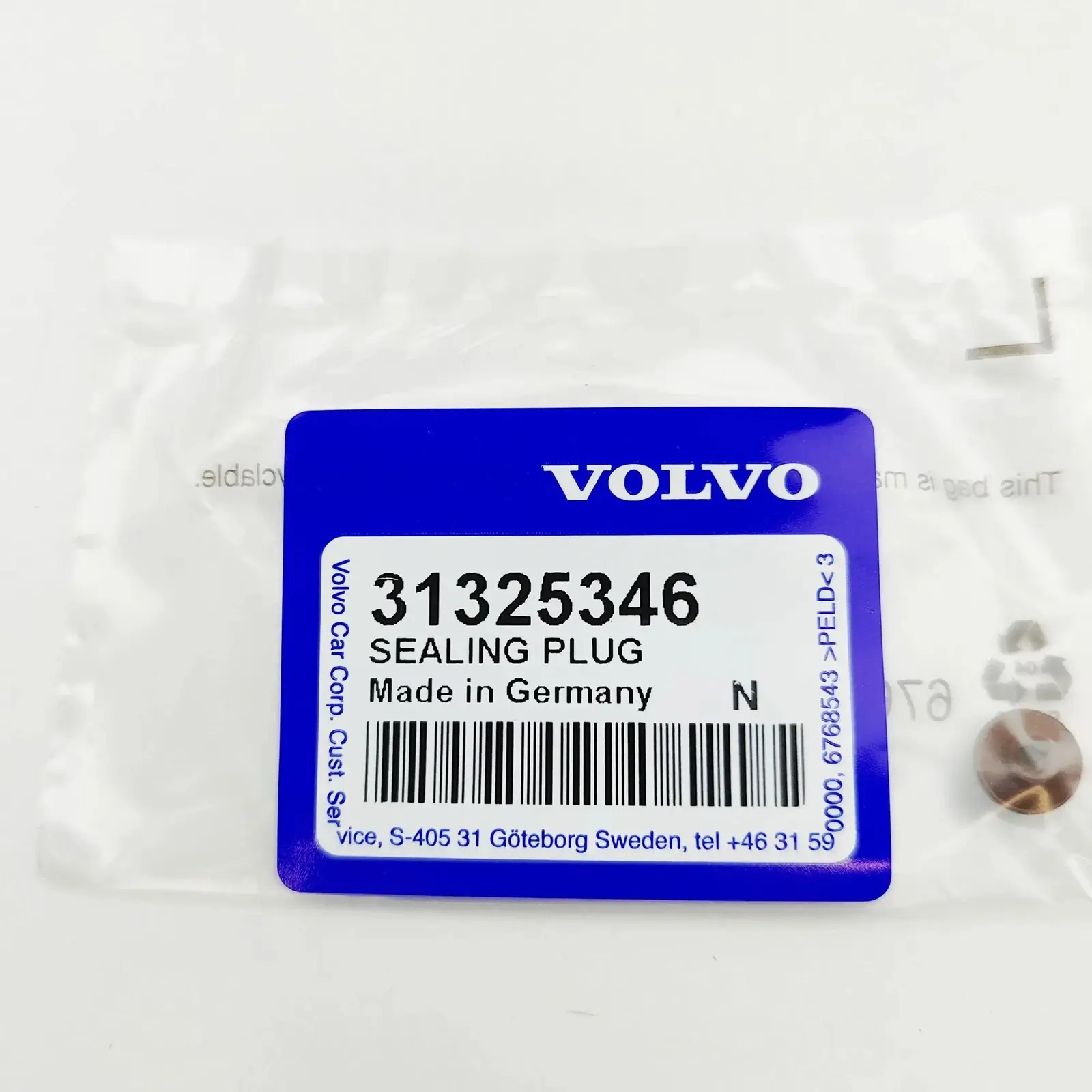 Volvo 31325346 V60 MK1 Otomatik Şanzıman Sızdırmazlık Tapası