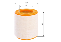 BOSCH F026400261 AUDI A6 A7 Hava Filtresi 4G0133843