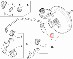Fiat Egea ServoFren Hortumu OPAR  52091851