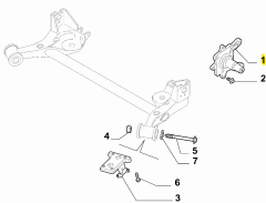 Fiat Egea Aks Taşıyıcı Arka Sağ OPAR 52041885